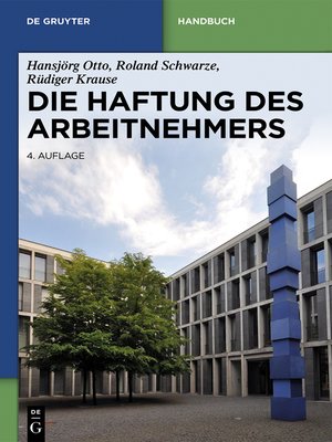 cover image of Die Haftung des Arbeitnehmers
